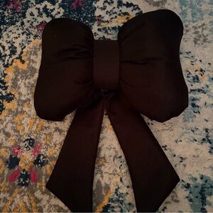 Elegant Black Bow car accessory